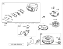 Blower Housing Assembly Diagram and Parts List for 250000001-250999999 - 2005 Toro Lawn Tractor