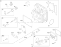 Cylinder Head Assembly Diagram and Parts List for 260000001-260999999 - 2006 Toro Lawn Tractor