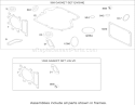 Gasket Assembly Diagram and Parts List for 260000001-260999999 - 2006 Toro Lawn Tractor