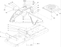 Styling Assembly Diagram and Parts List for 260000001-260999999 - 2006 Toro Lawn Tractor