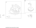 Crankcase Assembly Diagram and Parts List for 260000001-260999999 - 2006 Toro Lawn Tractor