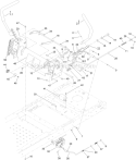 Motion Control Assembly Diagram and Parts List for 312000001-312999999 Toro Lawn Tractor