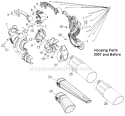 Page B Diagram and Parts List for 41CS320G966 Troy-Bilt Leaf Blower / Vacuum