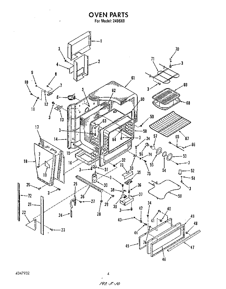 Part Location Diagram of 4338627 Whirlpool DISCONTINUED