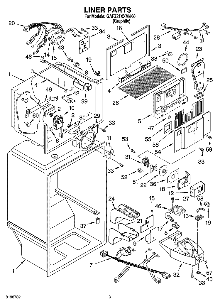 Part Location Diagram of 2225399 Whirlpool SWITCH