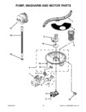 Part Location Diagram of W10380395 Whirlpool FILTER