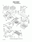 Part Location Diagram of WPW10121977 Whirlpool Pantry Drawer End Cap - Right Side