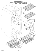 Part Location Diagram of 1-81154 Whirlpool PLATE