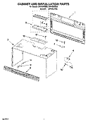 Part Location Diagram of 8205948 Whirlpool Mounting Hardware