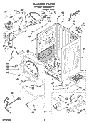 Part Location Diagram of WPW10174745 Whirlpool Electronic Control Board