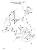 Part Location Diagram of WP2180224 Whirlpool Ice Guide