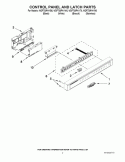 Part Location Diagram of WPW10321839 Whirlpool Handle