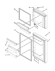 Part Location Diagram of W10492018 Whirlpool THIMBLE