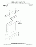 Part Location Diagram of WPW10441006 Whirlpool Lower Access Panel - Black
