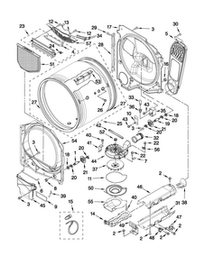 Part Location Diagram of WP8544786 Whirlpool DUCT-LINT