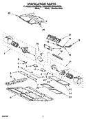 Part Location Diagram of W10120839A Whirlpool Air Filter