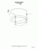 HEATER PARTS Diagram and Parts List for  Inglis Dishwasher