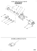 PUMP AND MOTOR, MISCELLANEOUS Diagram and Parts List for  Roper Dishwasher