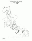 Part Location Diagram of WPW10381562 Whirlpool Front Load Washer Bellow Door Boot Seal - Gray