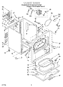 SECTION Diagram and Parts List for  KitchenAid Dryer