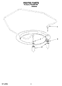 Part Location Diagram of WPW10082892 Whirlpool Heating Element