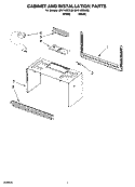 Part Location Diagram of W10269471 Whirlpool Vent Grille - White