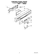 Part Location Diagram of WPW10084141 Whirlpool Electronic Control Board