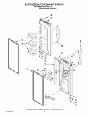 Part Location Diagram of WPW10212139 Whirlpool Cantilever Bin
