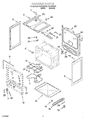 CHASSIS Diagram and Parts List for  Roper Range