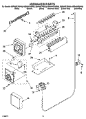 ICEMAKER PARTS, PARTS NOT ILLUSTRATED Diagram and Parts List for  KitchenAid Refrigerator