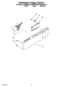 Part Location Diagram of WPW10285178 Whirlpool Electronic Control Board