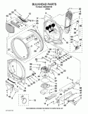 Part Location Diagram of W11117302 Whirlpool Dryer Lint Screen Grille
