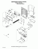 Part Location Diagram of WPW10267863 Whirlpool Drip Tray