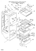 Part Location Diagram of WP2203266 Whirlpool Light Cover Lens