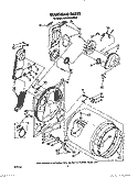 Part Location Diagram of 279080 Whirlpool High Limit Thermostat Kit
