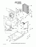 UNIT PARTS Diagram and Parts List for  KitchenAid Ice Maker