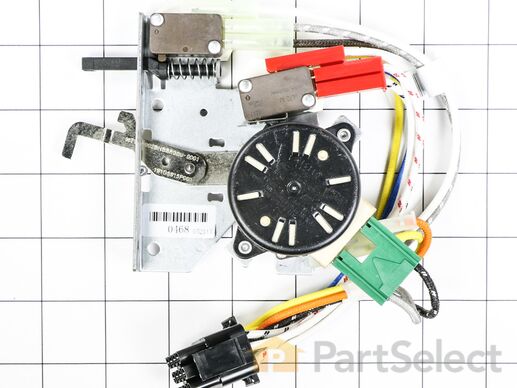 2359850-1-M-GE-WB14T10071-Door Lock Motor and Switch Assembly