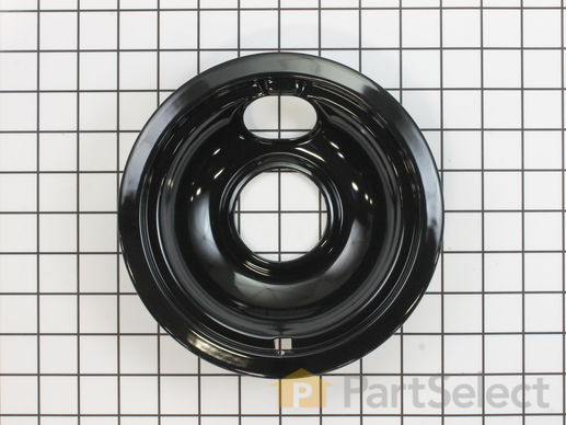 2377817-1-M-Whirlpool-W10290353RW-6 Inch Drip Bowl - Black