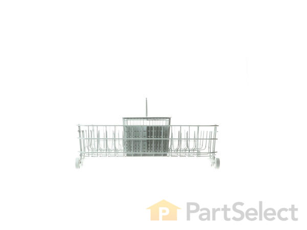 3501353-1-S-GE-WD28X10324-Lower Dishrack Assembly with Wheels 360 view